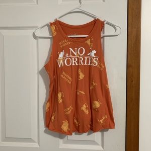 Lion King cropped tank